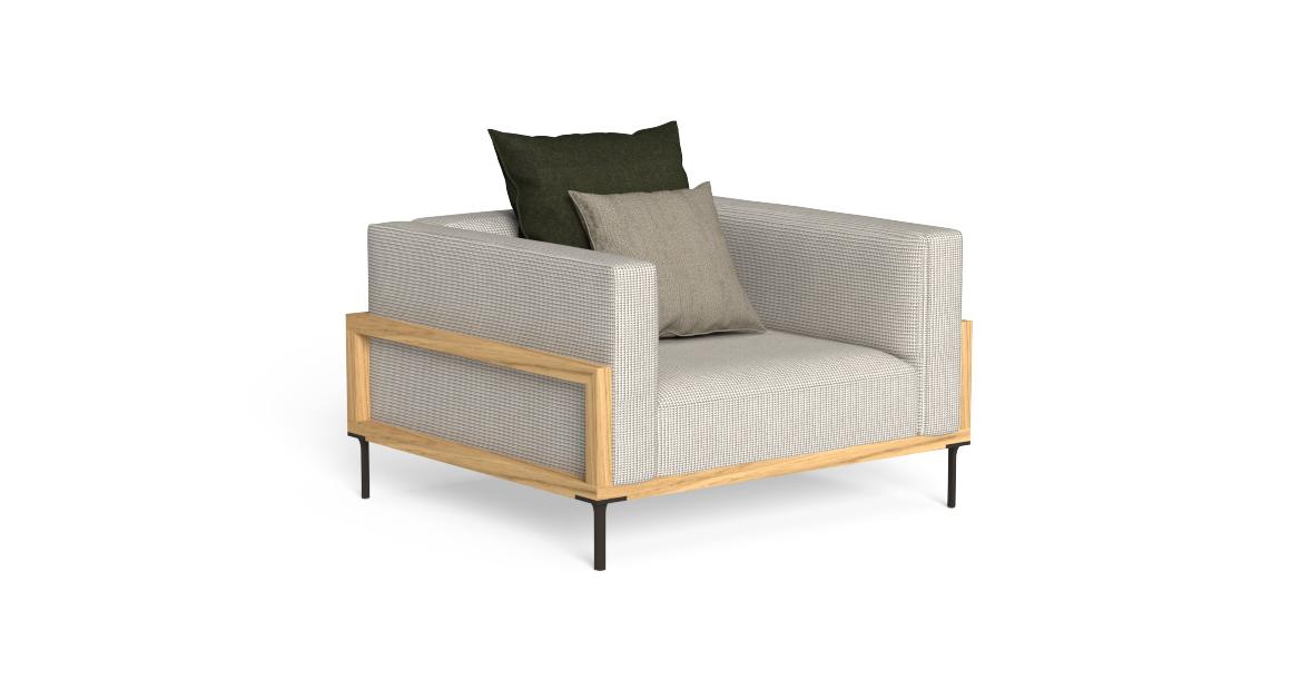 TALENTI | CLEOSOFT//WOOD  LOUNGE ARMCHAIR- $9,440.51