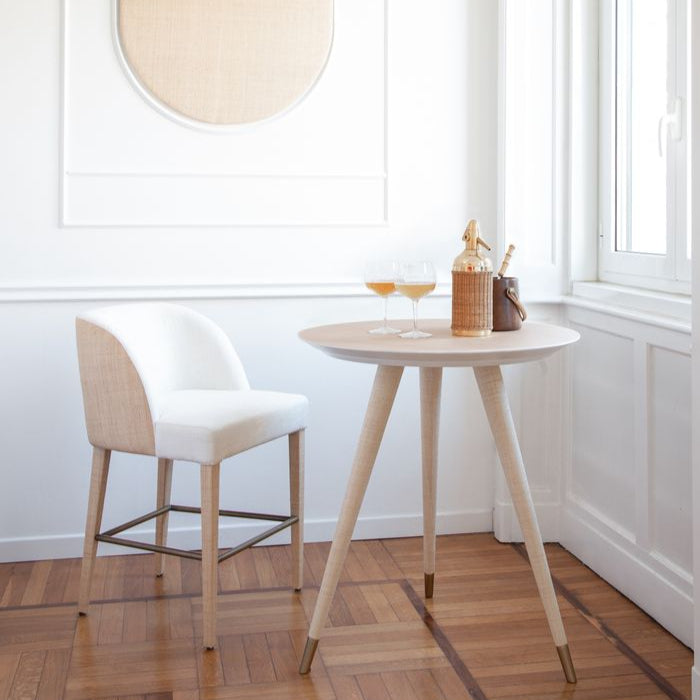 DOM EDIZIONI | COLETTE RAFFIA BAR CHAIR - $5,537.15