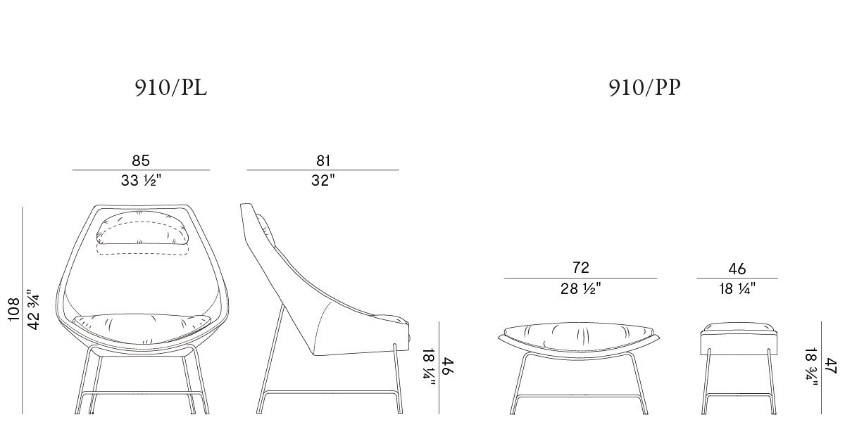 POTOCCO | Cut Lounge Chair