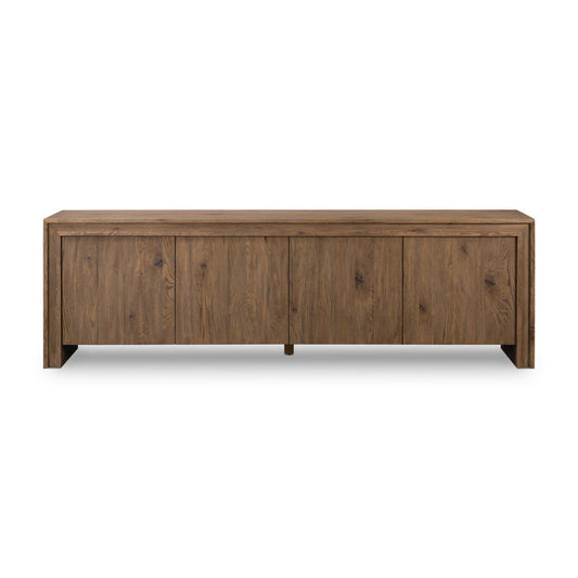 Four Hands Chalmers Media Console Weathered Oak