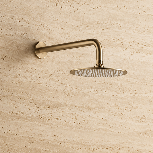 PIETRA CASA | Shower Set with Round Rain Head &  Wall-Mounted Arm | $489.00 - $1,789.00
