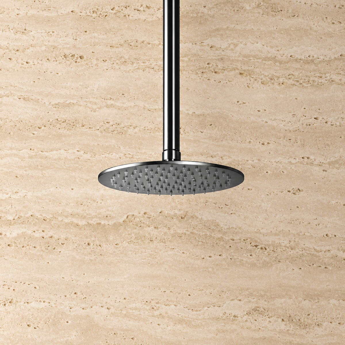 PIETRA CASA | Shower Set with Inspectable Round Head & Ceiling Arm | $1,150.00 - $3,716.00