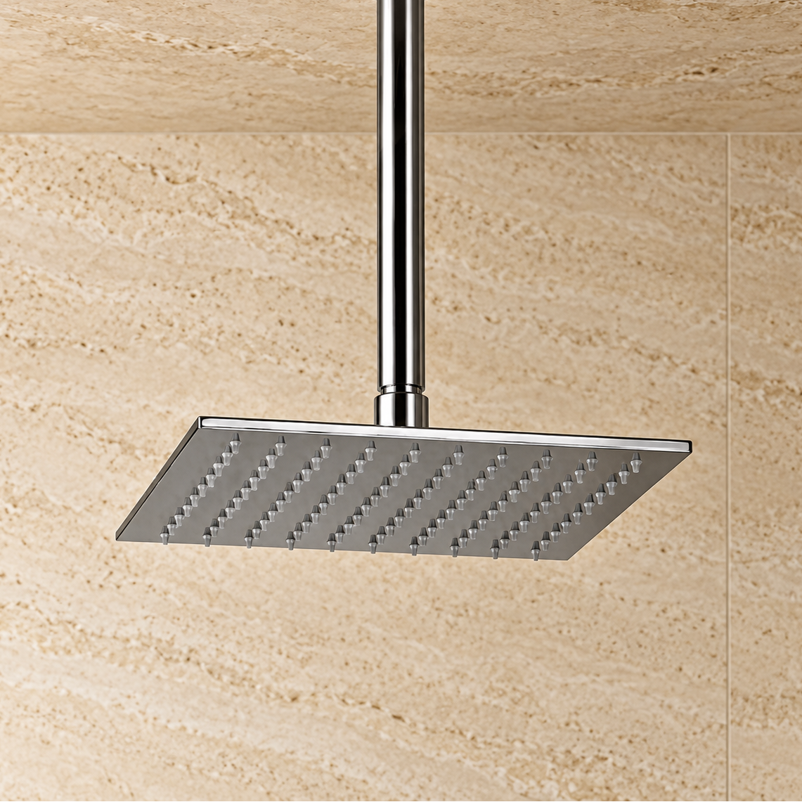 PIETRA CASA | Shower Set with Inspectable Square Head & Ceiling Arm, L11.8in  | $1,156.00 - $3,939.00
