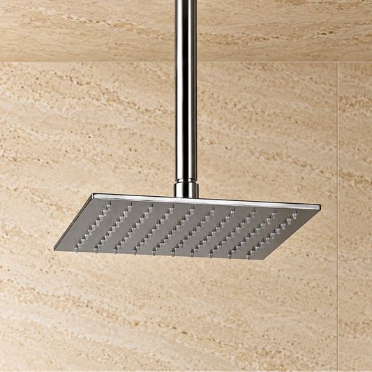 PIETRA CASA | Shower Set with Inspectable Square Head & Ceiling Arm, L11.8in  | $1,156.00 - $3,939.00