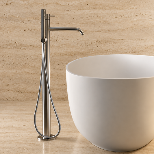 PIETRA CASA | Freestanding Bathtub Mixer with Hand Shower | $2,928.00 - $4,683.00
