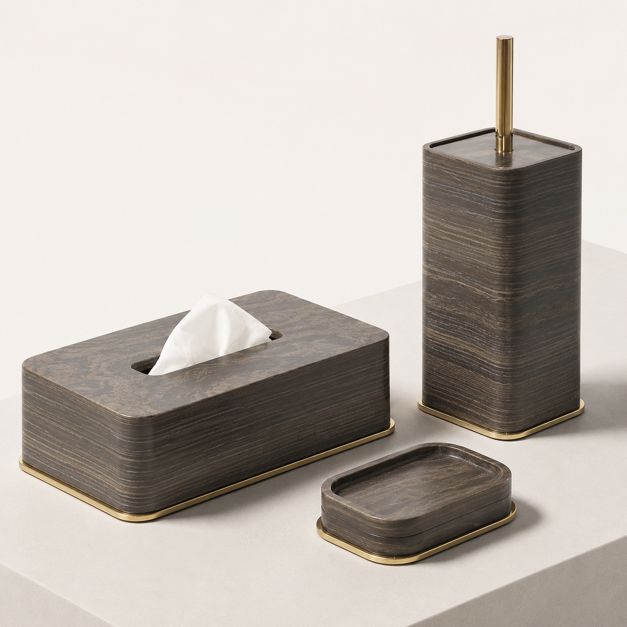 GIOBAGNARA | POLO MARBLE RECTANGULAR TISSUE HOLDER #4 | $1,575.00