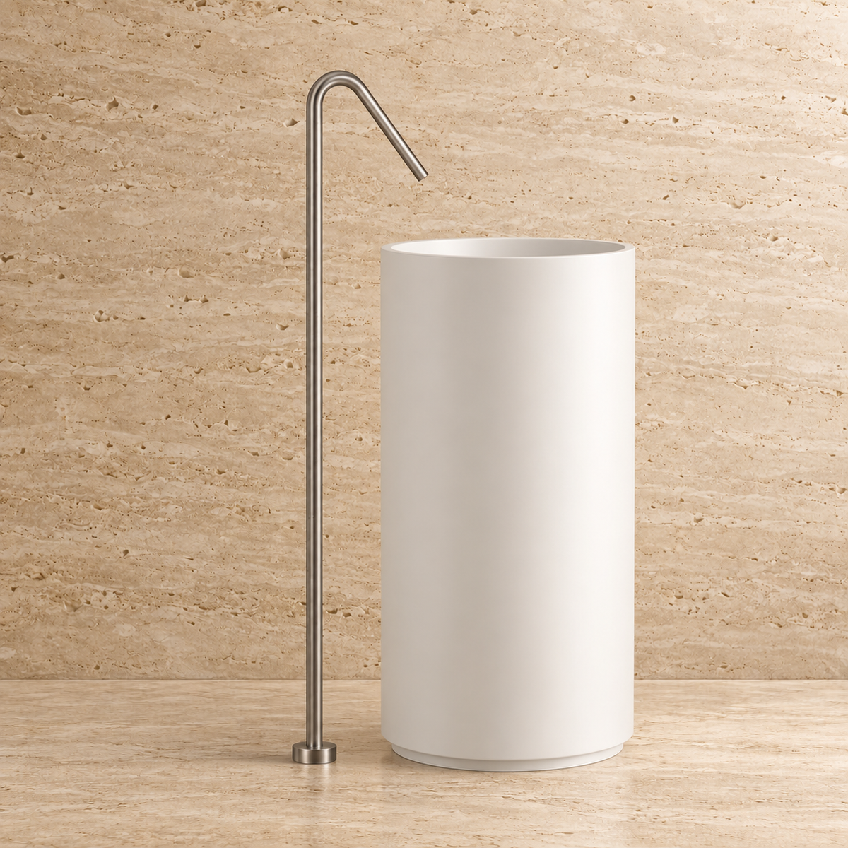 PIETRA CASA | Freestanding Basin Swan Spout, H44.9in (1140mm) | $784.00