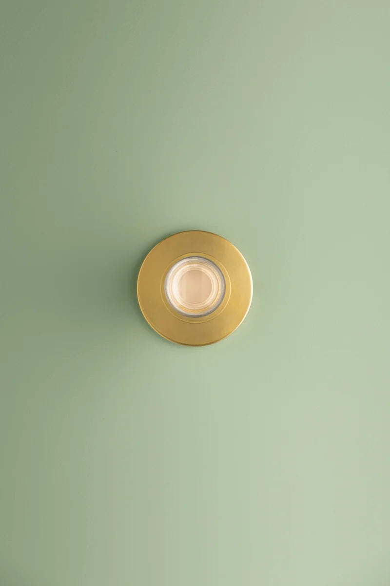 HUDSON VALLEY LIGHTING | CLAUDIE FLUSHMOUNT - AGED BRASS | $222.00