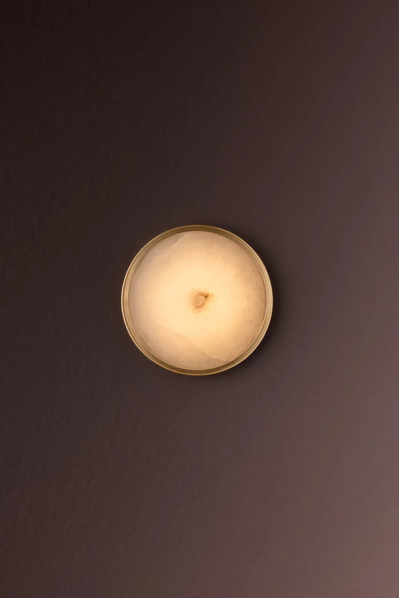 HUDSON VALLEY LIGHTING | COLMAR FLUSHMOUNT - VINTAGE BRASS | $480.00