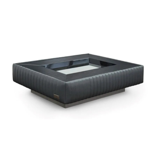 TAU RECTANGULAR LEATHER COFFEE TABLE | STARTS FROM $11,456.00