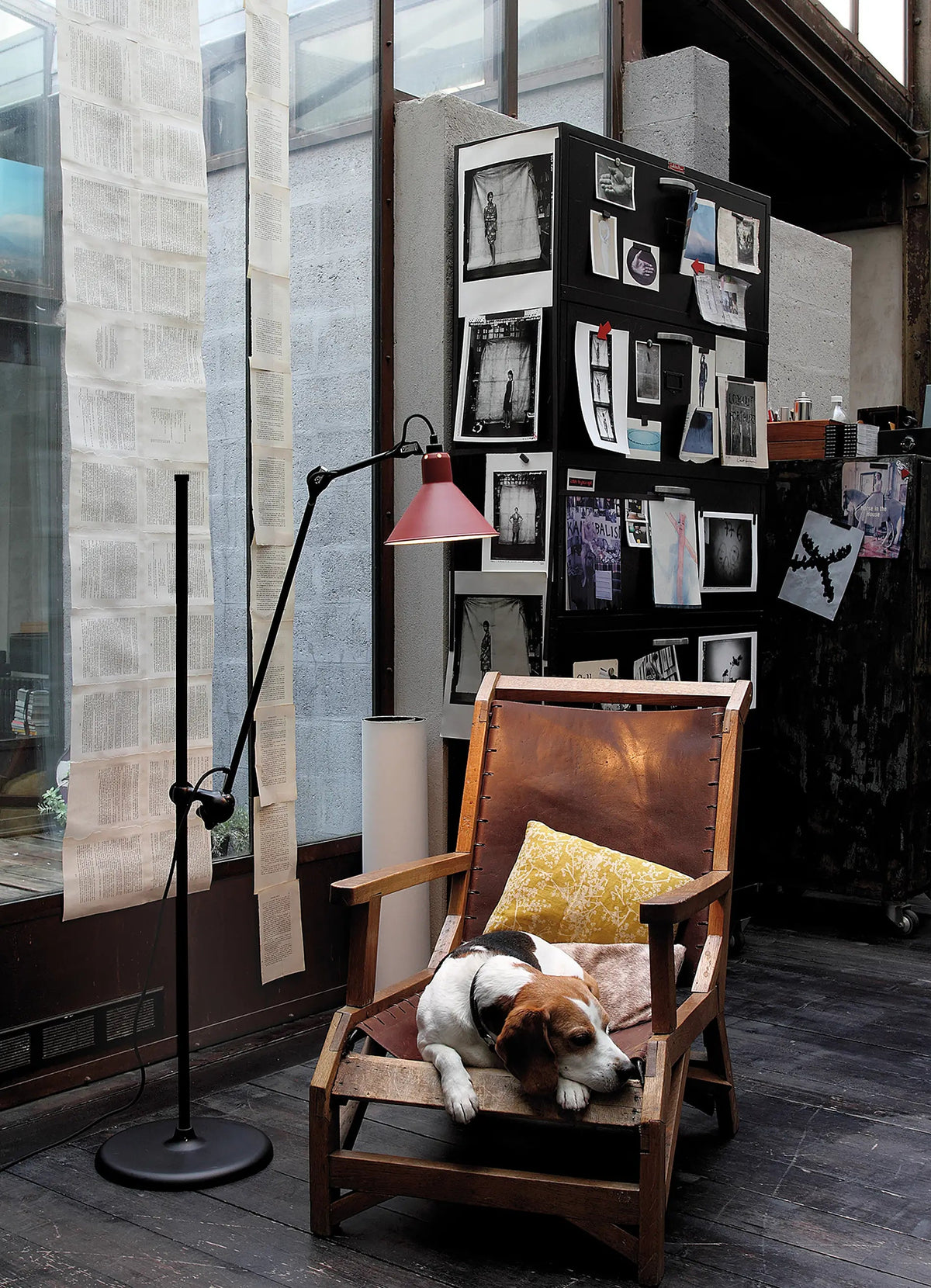 Lampe Gras N°215 floor lamp detail