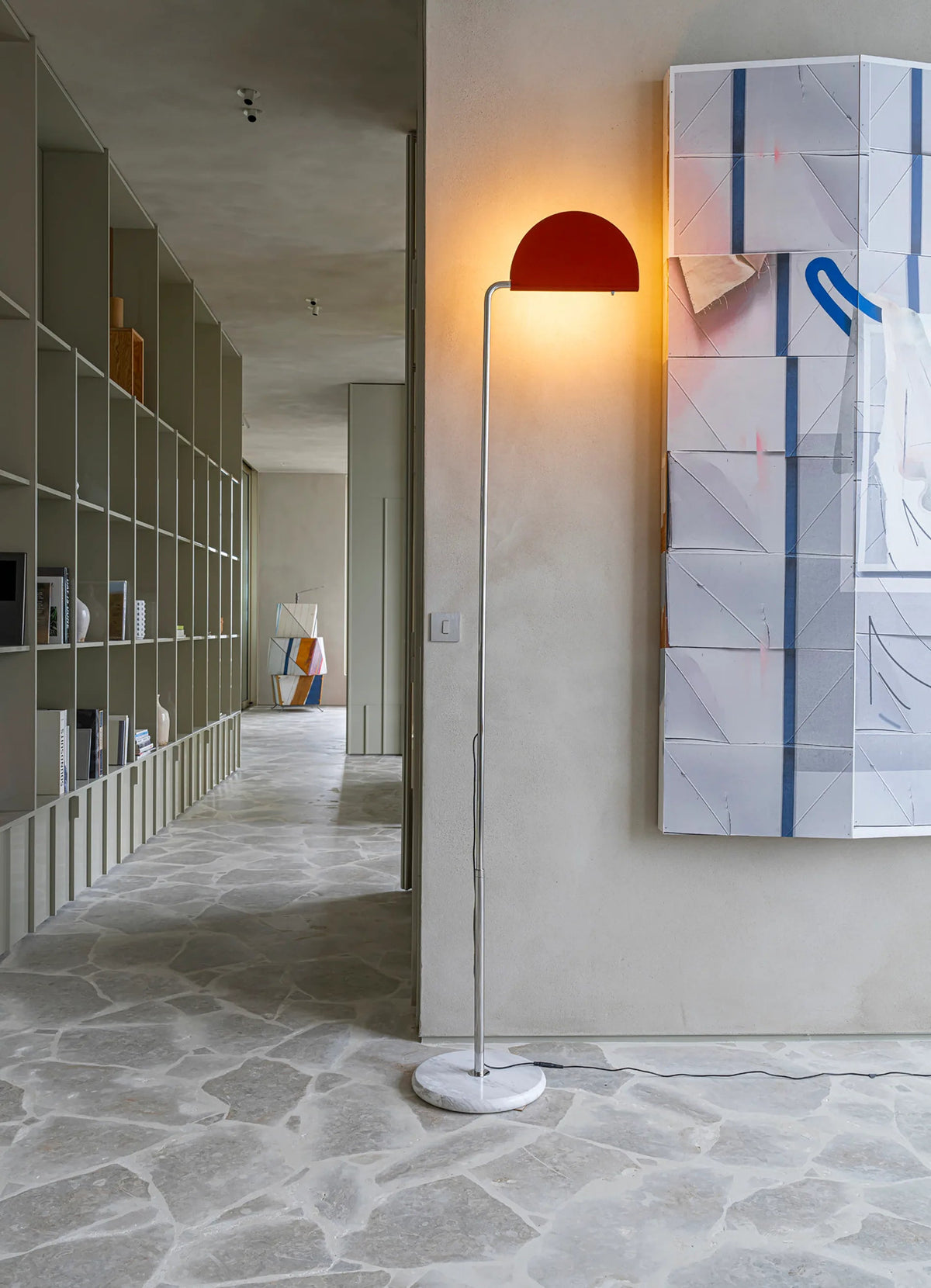 DCW Mezzaluna Floor Lamp