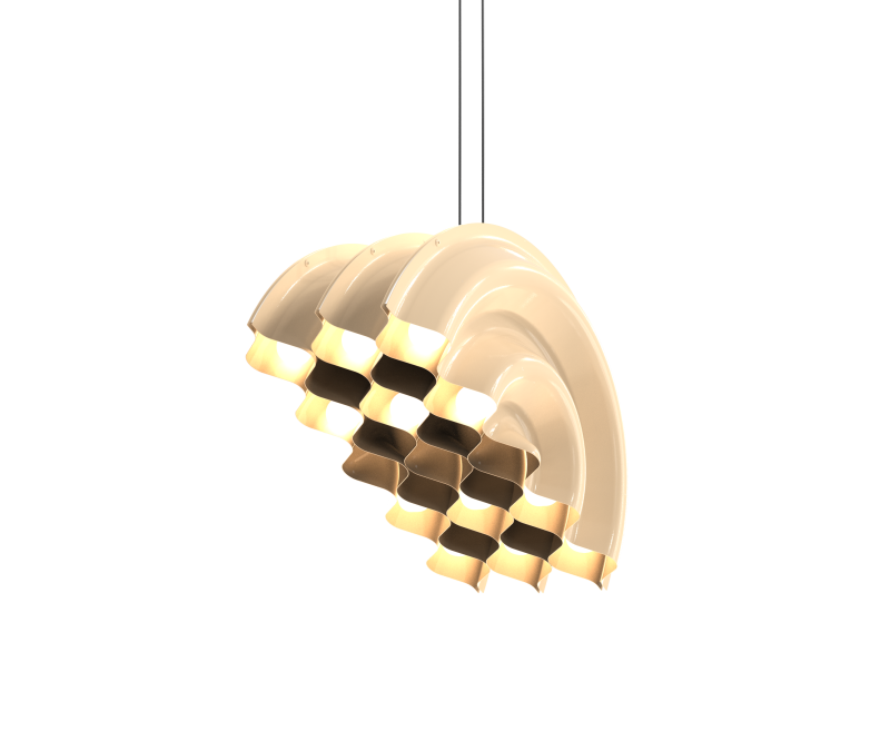 DOPPLER TRIPLE PENDANT BY DARMES | $4,900 - $10,900