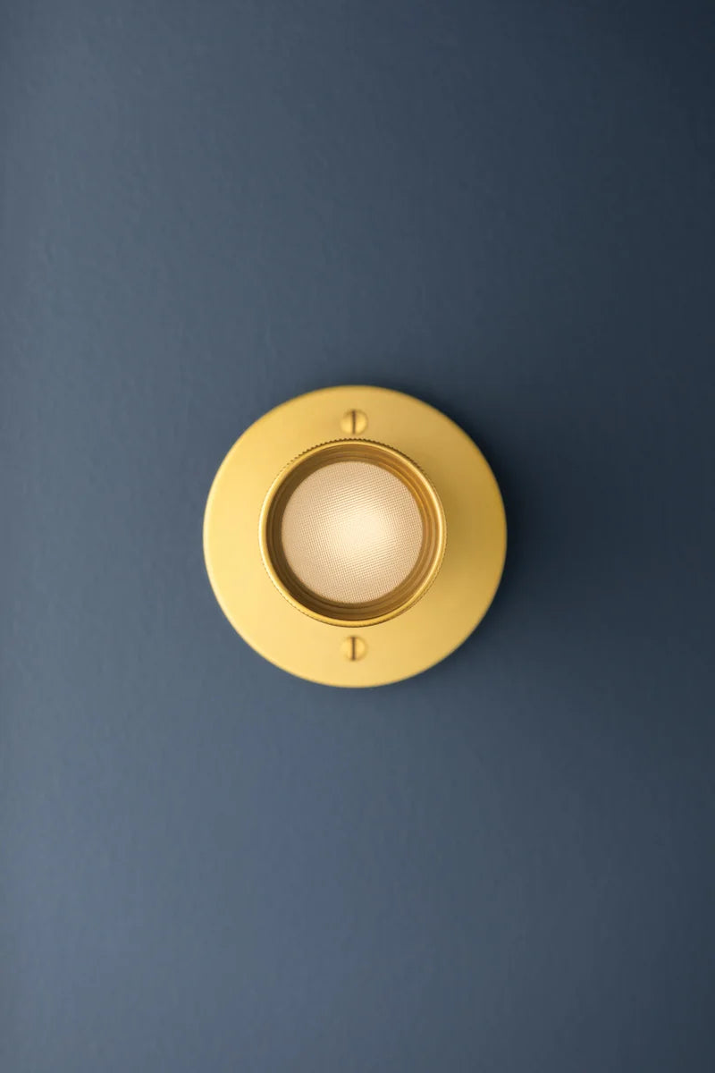 HUDSON VALLEY LIGHTING | DIGHTON FLUSHMOUNT - AGED BRASS | $294.00