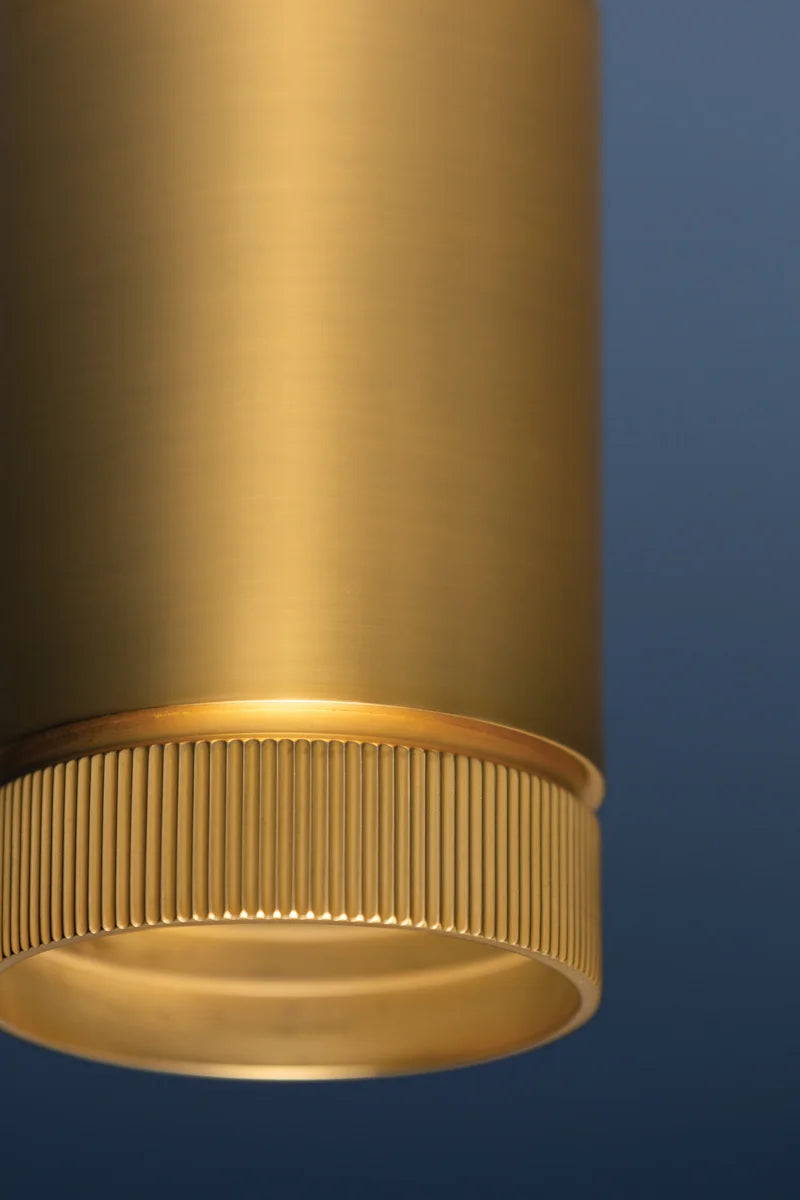 HUDSON VALLEY LIGHTING | DIGHTON FLUSHMOUNT - AGED BRASS | $294.00