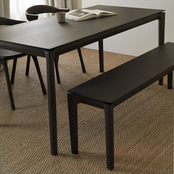 ETHNICRAFT BOK DINING TABLE - OAK BLACK | $3,349.00