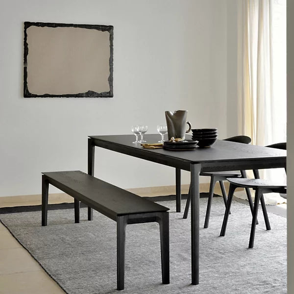 ETHNICRAFT BOK DINING TABLE - OAK BLACK | $3,349.00