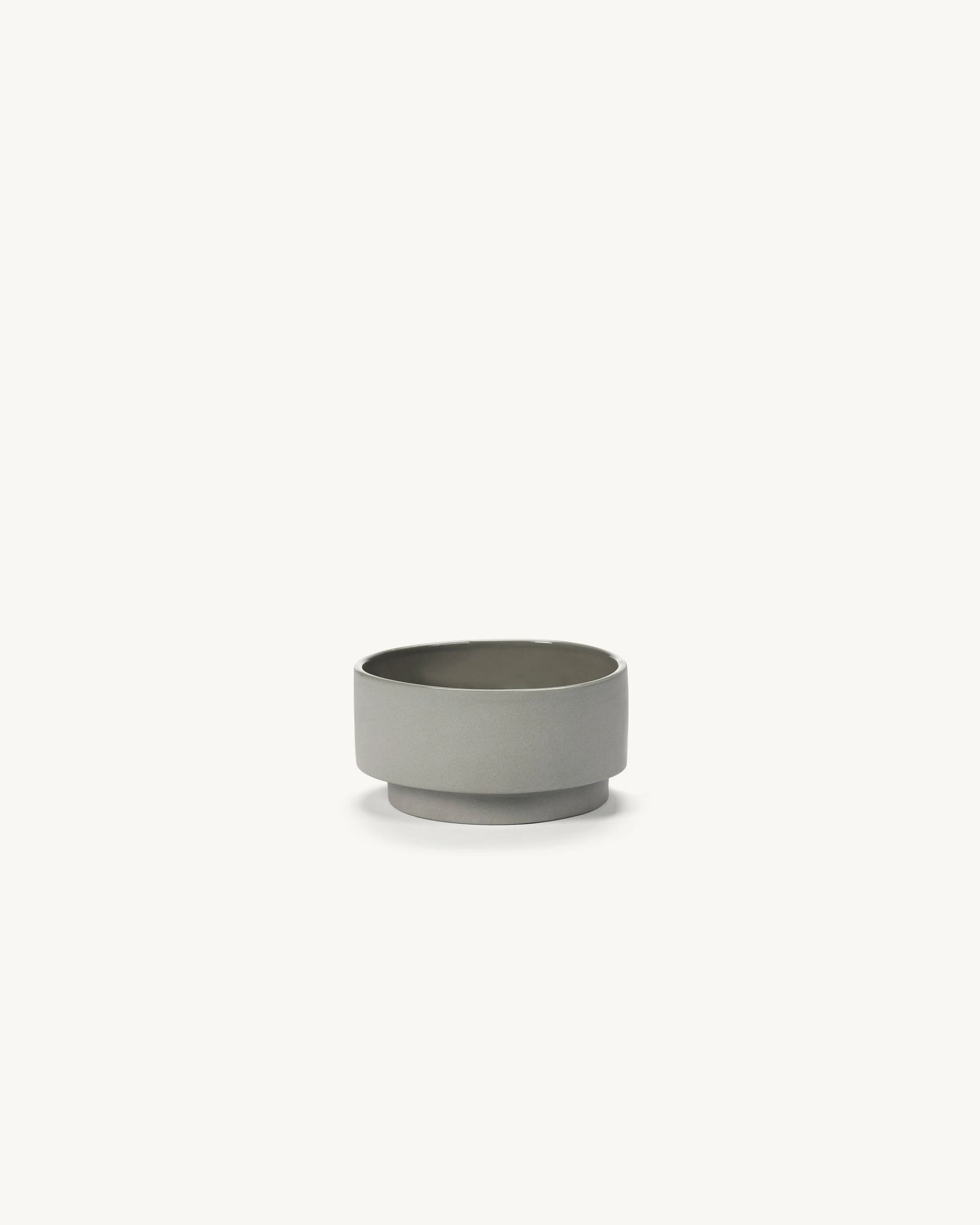 Valerie Objects Inner Circle Bowl, light grey by Maarten Baas - $34.00