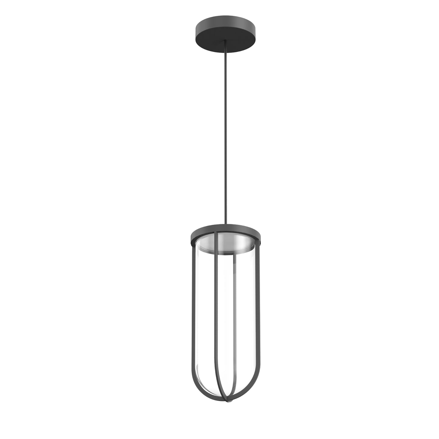FLOS In Vitro Suspension Lamp - Anthracite