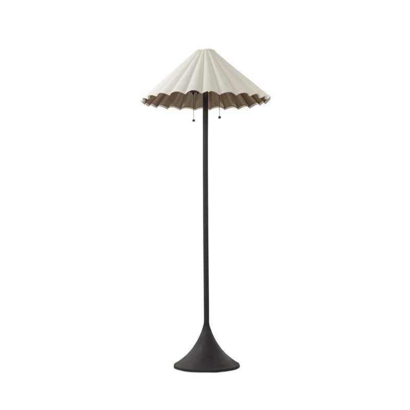 Four Hands Fiorella Floor Lamp Espresso Canvas