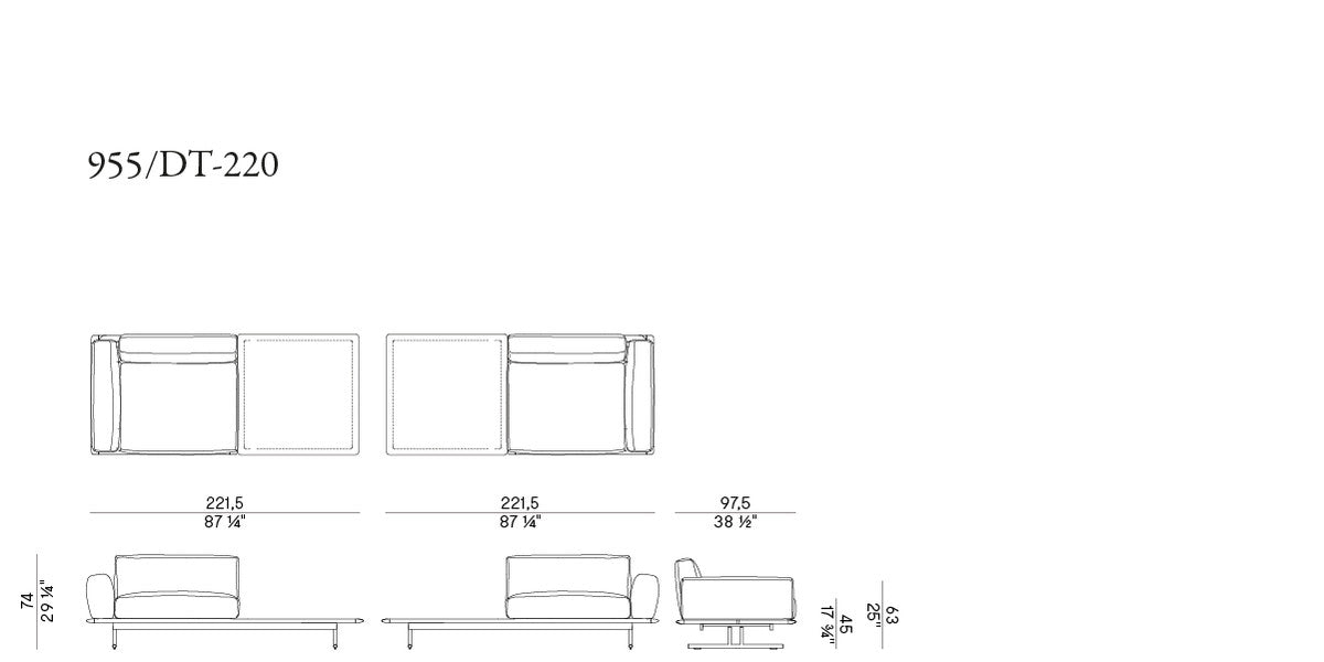 POTOCCO | Graphic Sofa