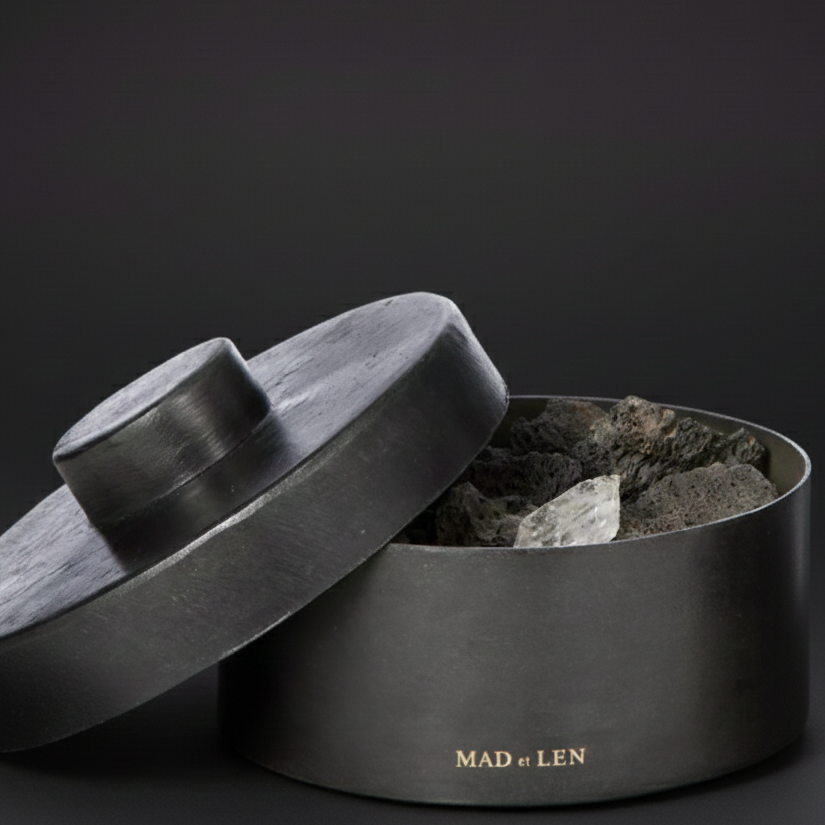 MAD ET LEN I  BLACK POTPOURRI WITH CRYSTALS I $275.00