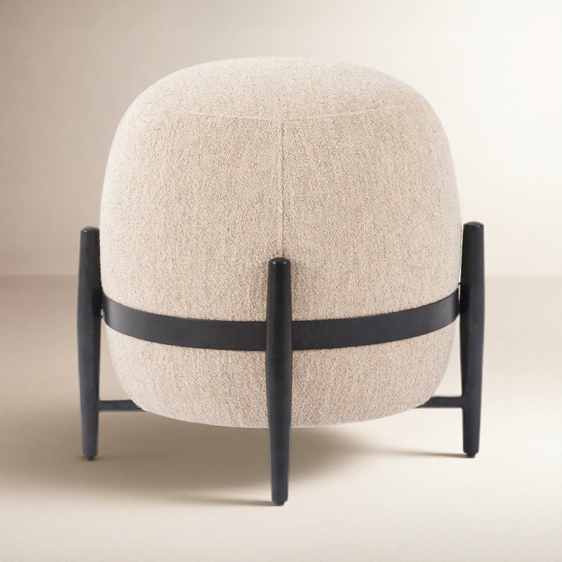 Four Hands Grayson 17 inch W Ottoman detail