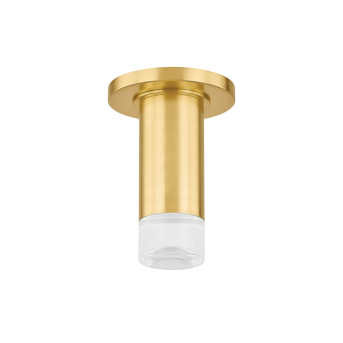 HUDSON VALLEY LIGHTING | CLAUDIE FLUSHMOUNT - AGED BRASS | $222.00