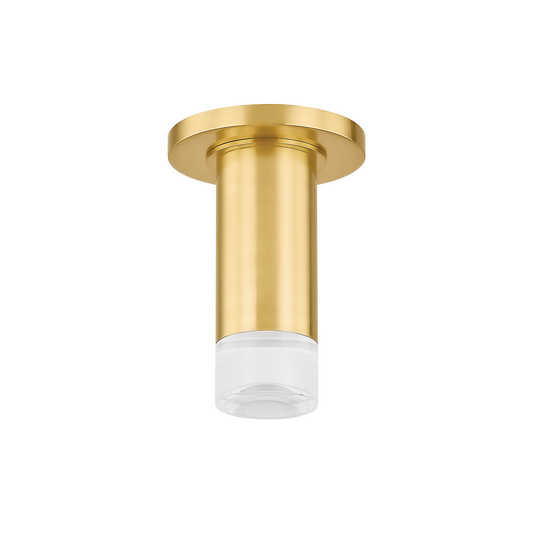 HUDSON VALLEY LIGHTING | CLAUDIE FLUSHMOUNT - AGED BRASS | $222.00