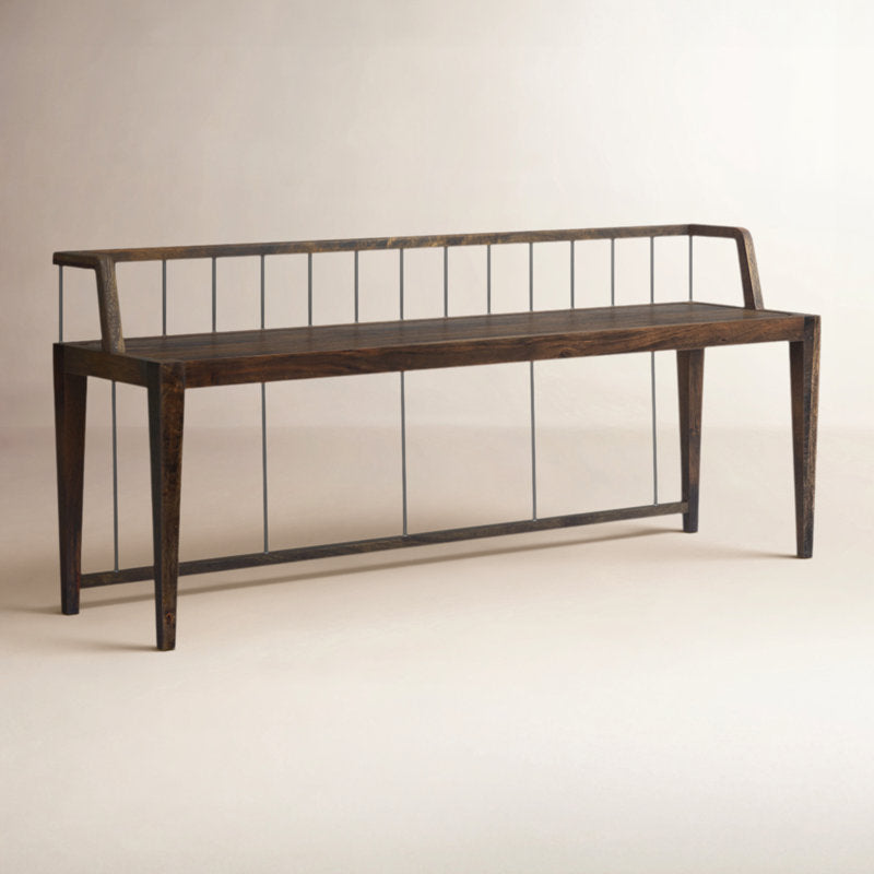 Four Hands Howard Solid Wood Bench detail