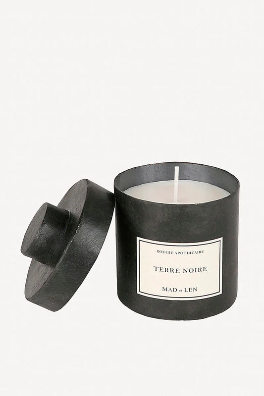 SCENTED CANDLE TERRE NOIRE, BLACK WAX - $150.00