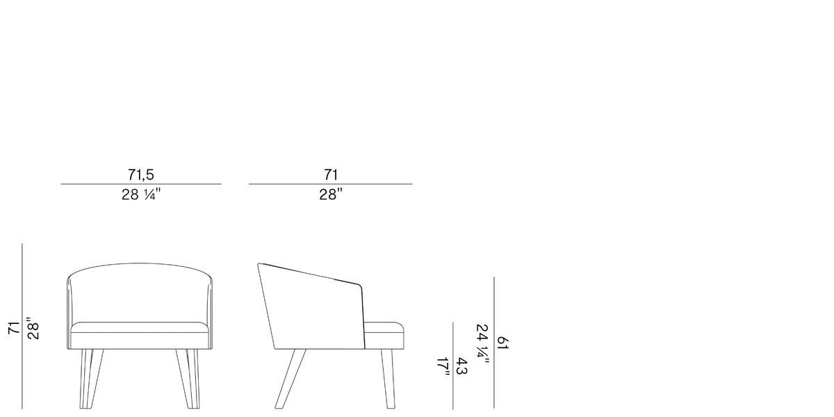 POTOCCO | Lena Armchair