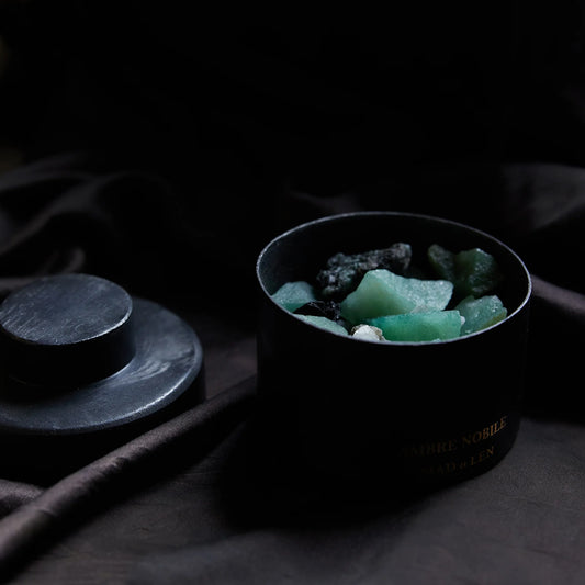 MAD ET LEN I SPIRITUELLE BLACK POTPOURRI WITH CRYSTALS I $200.00