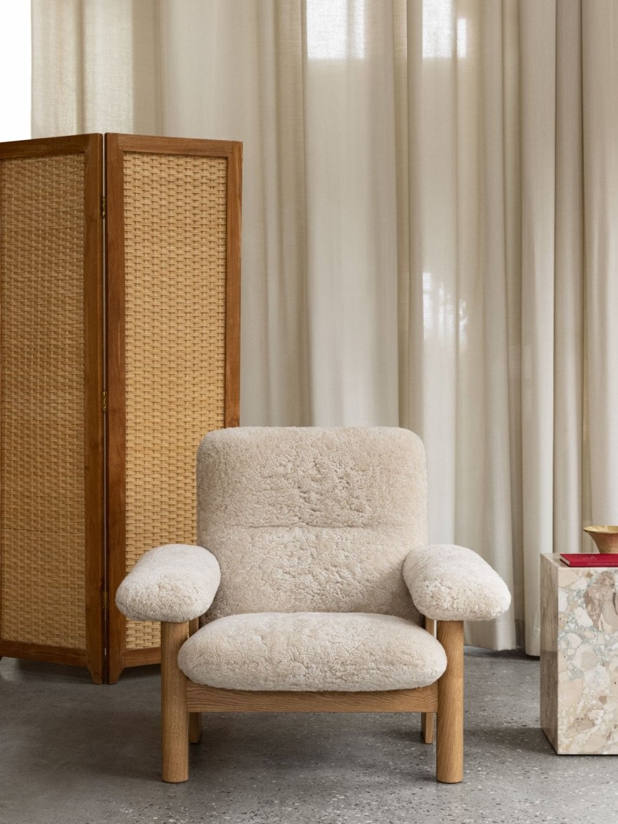 Brasilia Lounge Chair, Sheepskin