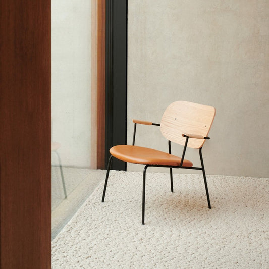 CO LOUNGE CHAIR, PARTIALLY UPHOLSTERED I $1,255.00 - $1,505.00