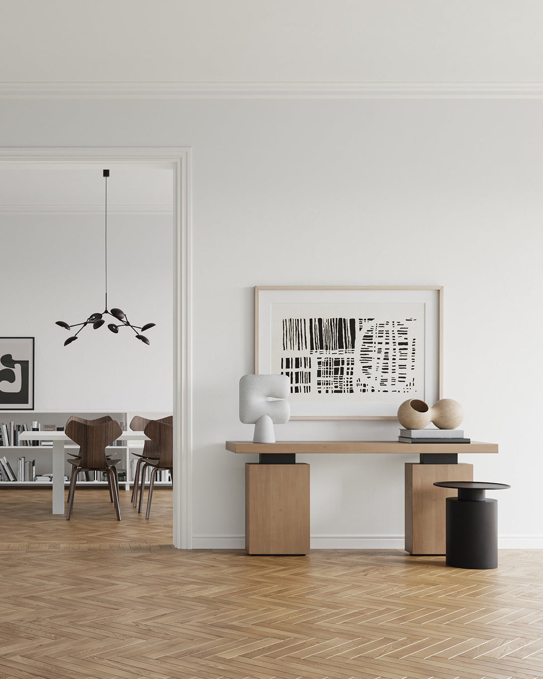 101 COPENHAGEN I PILLAR TABLE, TALL I $925.00