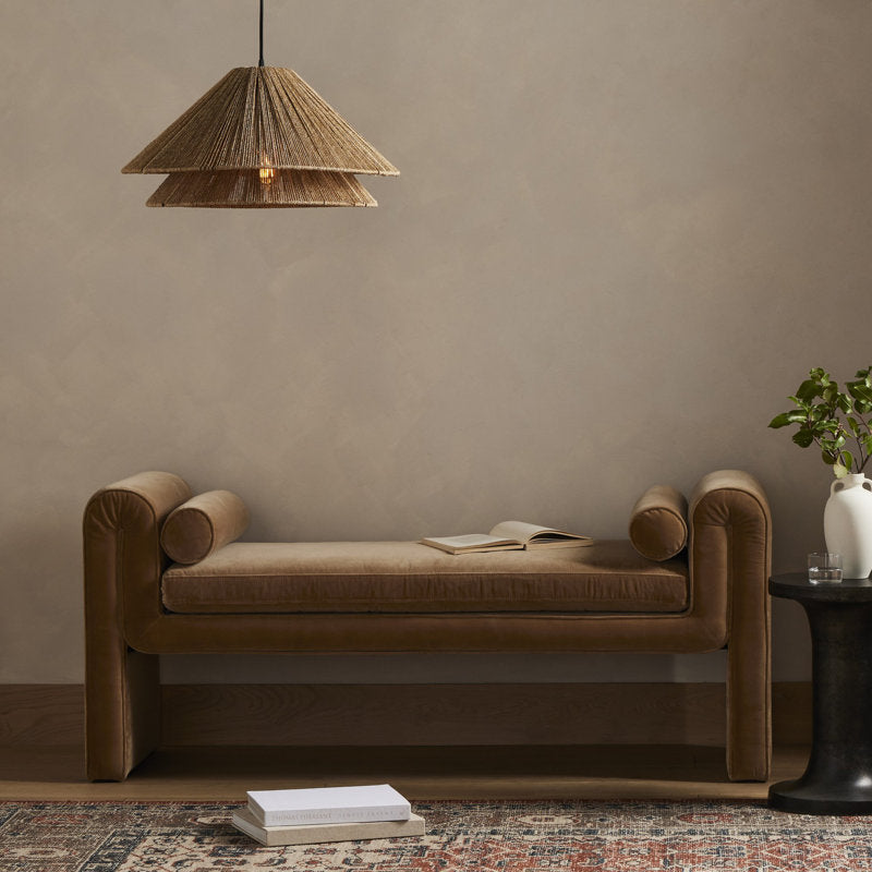 Four Hands Mitchell Accent Bench detail