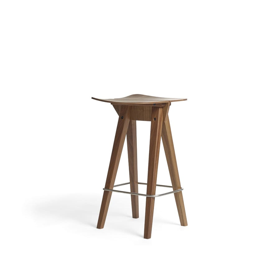 Mosquito Barstool natural walnut