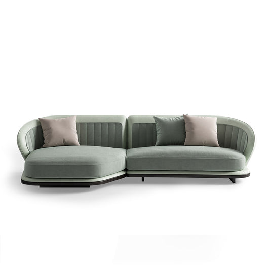 CPRN HOMOOD | Pierre Leather and Velvet Sofa  - $20,200.00