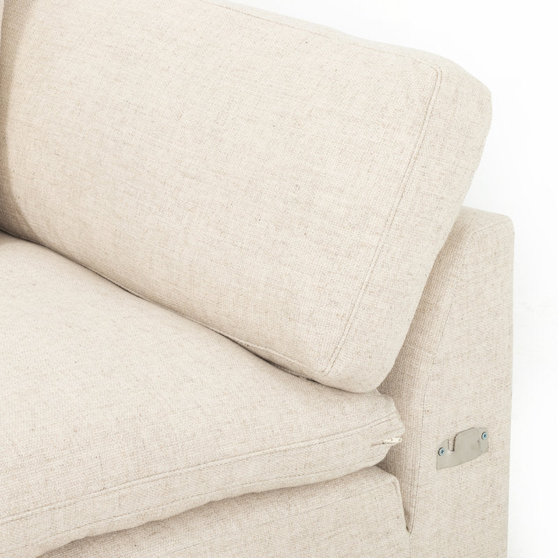Four Hands Plume Chaise Sectional detail