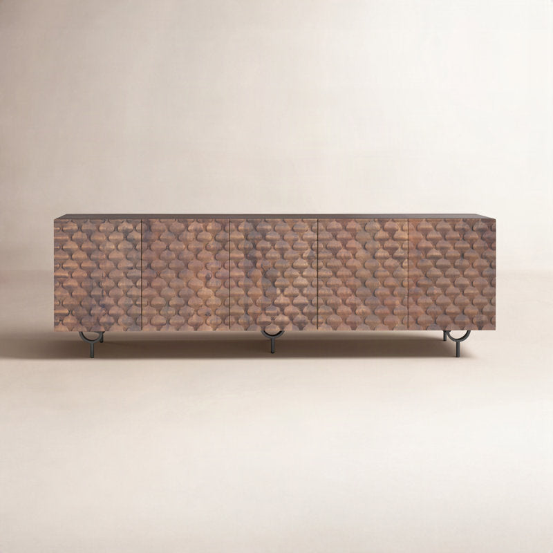 Four Hands Rio Media Console detail