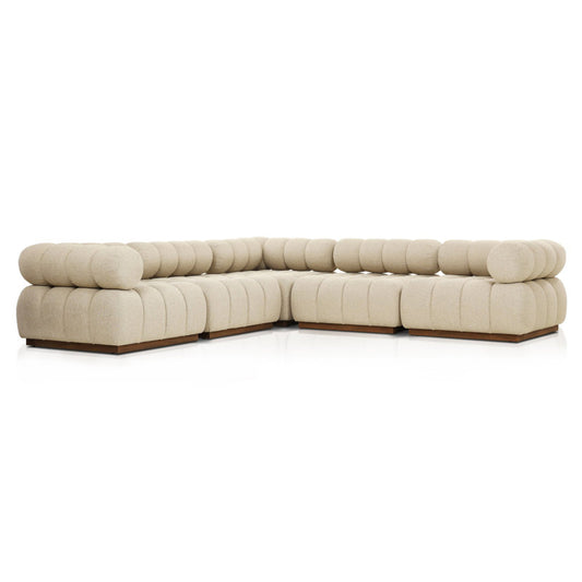 FOUR HANDS | Roma Outdoor 5Pc Sectional-Hayes Cream | $18,499
