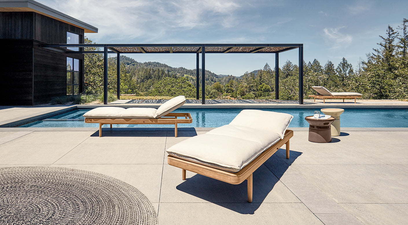 GLOSTER | SARANAC SUNBED LOUNGER | $8,755.00