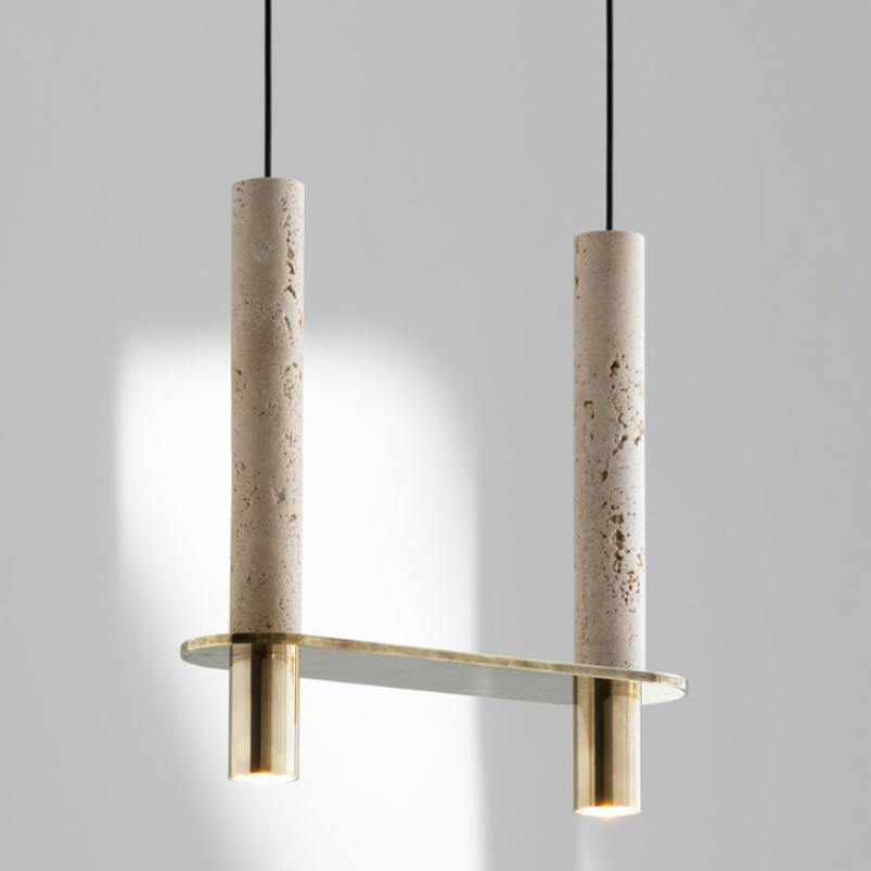 META POLISHED BRASS | Mini Parallel Pendant by David Pompa from $3,059.50