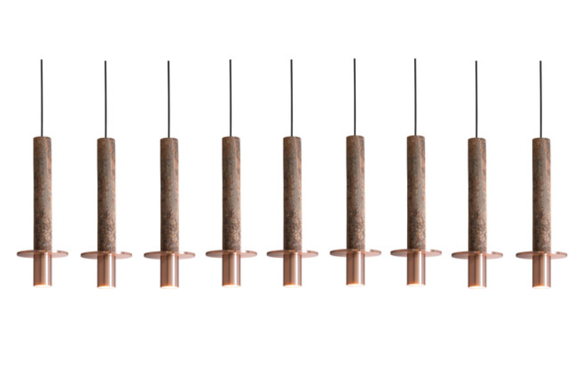 META OCHRE I Linear Nine Light Pendant by David Pompa $11,290.15