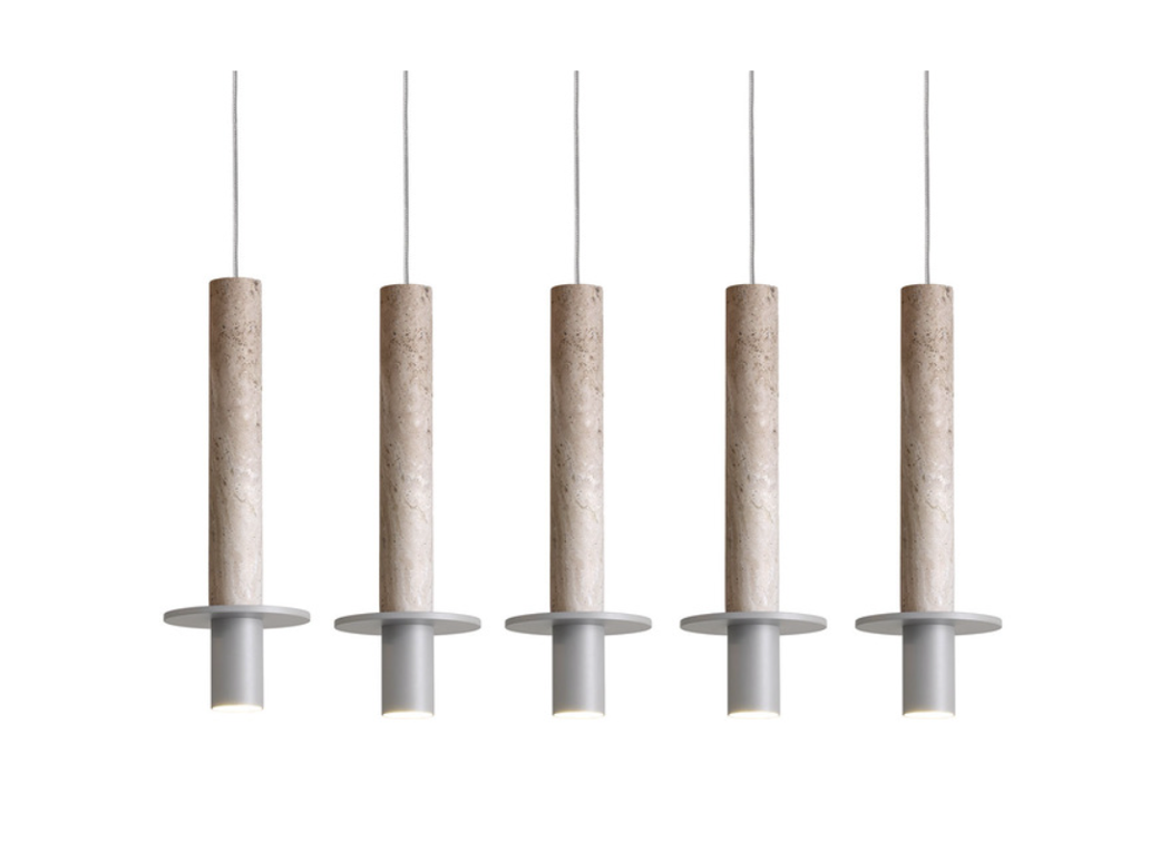 META WHITE I Linear Five Light Pendant by David Pompa $6,580.35