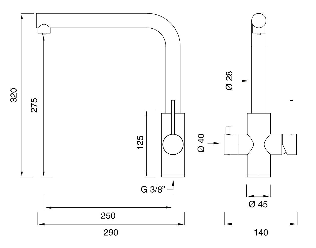 MIL212 | Faucet by CEA Design - $5,397.00 - $7,827.00