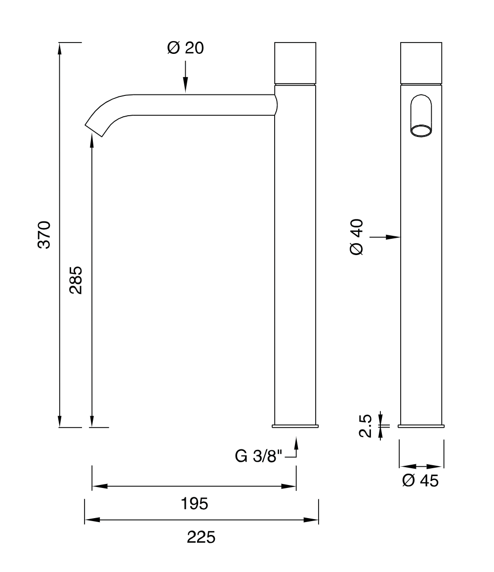 GIO65 | Faucet by CEA Design - $842.00 - $2,171.00