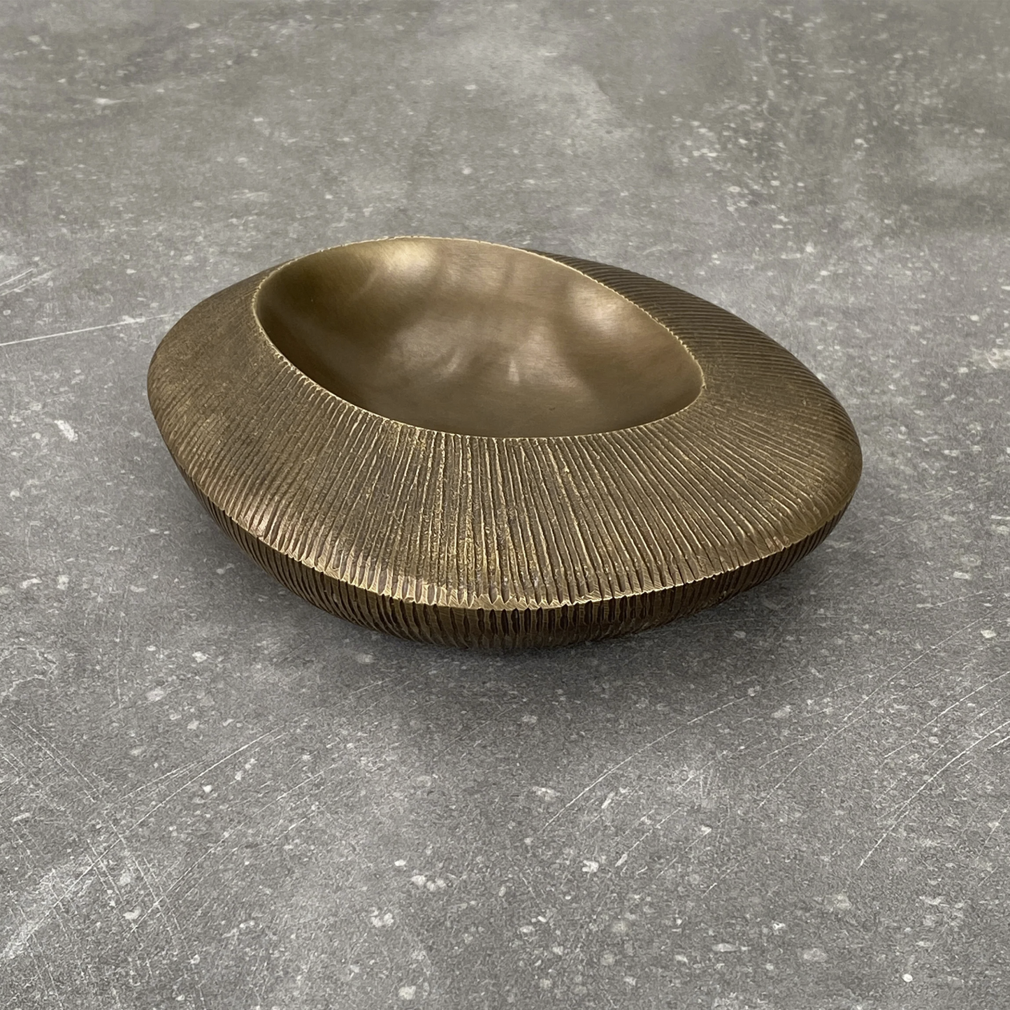 PIETRA CASA - VALLEY BOWL SMALL - BURNISHED BRASS - $847.26