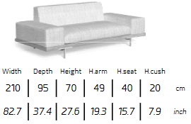 TALENTI | Allure Sofa 2 Seater - $18,366-$20,650